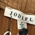 JODIFL  size small short sleeve ribbed duster long cardigan pockets split sides Photo 10