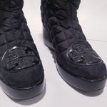 Tory Burch Gigi Black Quilted Tassels Boots Photo 9