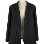 Universal Standard Rio Stretch Wool Formal Blazer Jacket Suit in Black XS 10-12 Photo 3