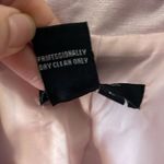 Sandro Vintage Short Sleeve Pink Cropped Blazer Size Large Spring Shimmer Photo 4