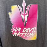 Arizona State (ASU) Gray Sun Devil Nation Long Sleeve Shirt Size L Photo 2