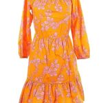 J.Crew Scoop Neck Mini Dress Bird Of Paradise Tropical Floral Size 00 XXS Photo 3