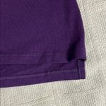 Eddie Bauer Purple V-Neck Women's Short Sleeve Top With High Low Hem Photo 3
