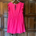 Sugar Lips NWT  Live Your Life Babydoll Cotton Knit Romper Fuchsia Size Large Photo 5
