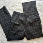 Pendleton 100% Virgin Wool Plaid Trousers Straight Leg Neutral Minimalist Photo 1