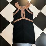 Free People NWT  Nefertiti Bodycon Sleeveless Mini Dress Black Mirrors Egyptian M Photo 8