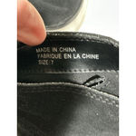 Kimchi Blue Woman’s  Black Suede Lace Up Platform Block Heel Ankle Boots 7 Photo 5