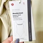 Lululemon Wundermost Nulu Square-Neck Bodysuit Long Sleeve Mojave Tan XL NWT Photo 7