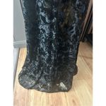 David's Bridal David’s bridal mother of the bride bridesmaid long maxi black dress with gold sh Photo 4