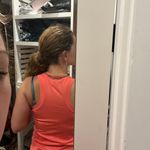 hot pink racerback tank top Photo 1