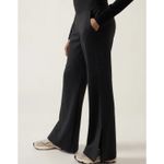 Athleta Venice Flare Pant High Rise Stretch Pull On Black Size Small #882675 EUC Photo 1