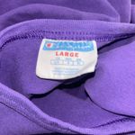 Champion Purple Graphic Logo Spell Out Vintage T-Shirt Size Large Photo 2