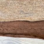 Brown & Pink Mixed Knit Racer Back Tank Top Funky People Boho Cottagecore XL Photo 4