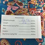 Cable & Gauge Womens Top Multicolor Paisley Boat Neck Split 3/4 Sleeve Sz XL Photo 8