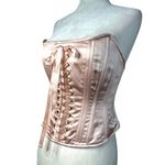 Love Shack Fancy  Lucarelli Top in Pink Pearl 2 New Womens Corset Strapless Photo 7