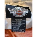 Harley Davidson Motor Cycles Womens S Cream Puffer Vest 2006 Retro White Photo 7