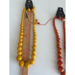 Paparazzi NIP! 3 : Effortlessly Everglades Necklaces - Teal, Orange, Yellow (b43) Photo 1