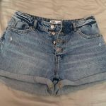 ZARA Blue Denim Shorts Photo 0