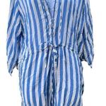 Auguste  Nomad Romper in Nautical Stripe blue and white Photo 0