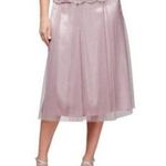 Alex Evenings  Antique Rose Tea Length Full Skirt Photo 0