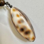 Silpada  sterling silver long necklace with genuine leather cord, and multi charm Photo 11