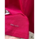 Nike  DRI-FIT Pink Long Sleeve Turtleneck Shirt Top Sz L Fuchsia Thumb Hole Photo 4