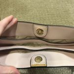 Michael Kors  Trisha Large Triple Gusset Logo Shoulder Bag (vanilla,multi) Photo 6