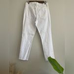 J.Crew  White Slim Boyfriend Raw Hem Jeans Size 25 Photo 9