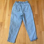 Gap Blue Paperbag Waist Jeans Photo 3