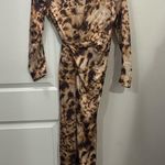 Nanushka Brown Tie Dye Bisso Dress Size Small $550 Photo 3