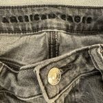 American Eagle  Mom Jean High Rise Charcoal Grey Distressed Short Inseam Photo 9