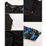 Hanna Nikola Hanna Nikole Women's Rash Guard Zipper Long Sleeve tankini top Photo 8