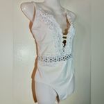 Becca  By Rebecca Virtue Muse White One Piece Swimsuit Photo 4