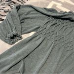 Free People Teal Crew Neck Sweater Photo 2