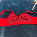 Cacique Red Lace Cotton Unlined Full Coverage Underwire Lace Bow Bra Size 42DD Photo 11