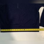 None Women's Navy Zip-Up Sweater Photo 3