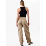 Athleta M Paradise Mid Rise Straight Leg Cargo Pant Medium Regular Flax Photo 5