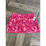 Juicy Couture Juicy by  Skort Womens Size 1X Pink Floral Leaf Hawaiian Beach Photo 1