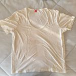 Marine layer Classic White Hemp Cotton Short Sleeve T-Shirt XS Photo 1