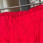 Day + Moon Tiered ruffle lace skirt high rise preppy loveshackfancy embroidered Red Photo 4