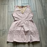 BCBGMAXAZRIA  Blush Pink Lace Mini Dress Photo 0