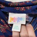 LuLaRoe Navy Blue Maxi Long Skirt Ladies 2XL NWT Photo 3