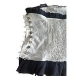 Free People  Champgane Navy Strapless Hutton Top Size Small NEW NWT Photo 4