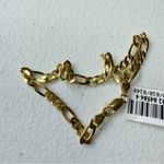 Macy's NWT Gold over Sterling Silver unisex Italian made Chain Bracelet Photo 1