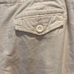 Old Navy  Pants Womens Sz 4 White Linen Stretch‎ Lined Roll Cuff Wide Leg VTG Y2K Photo 4