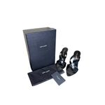 Saint Laurent NIB Eva Mule Sandal in Black Size 39 Photo 1