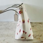 Coach Chalk Multi Poppy Floral City Tote Bag Photo 6