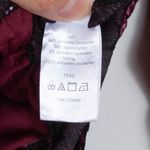 Venus Womens Crushed Velvet Bell Sleeve Top Size L Red Black Dark Romantic Goth Photo 5