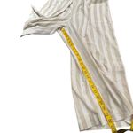 Marine layer  Caroline Pant in‎ Tan/White Stripe Wide Leg Flowy Hemp Size Small Photo 5