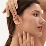 6 Pairs 14K Hypoallergenic Cartilage Earrings for Multiple Piercing Earrings Set Gold Photo 4